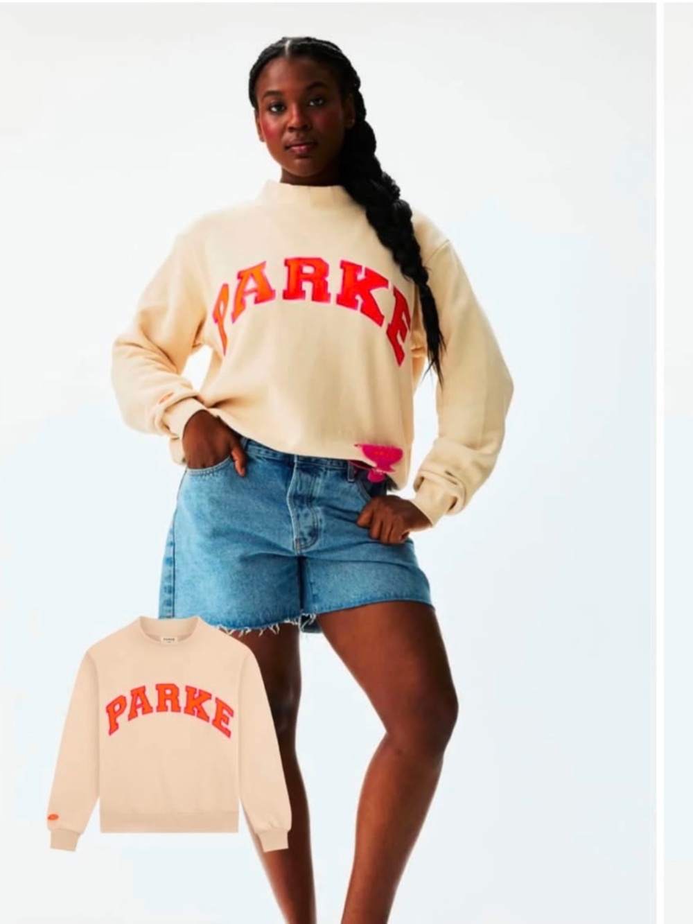 PARKExDunkin Mockneck Sweatshirt s/m